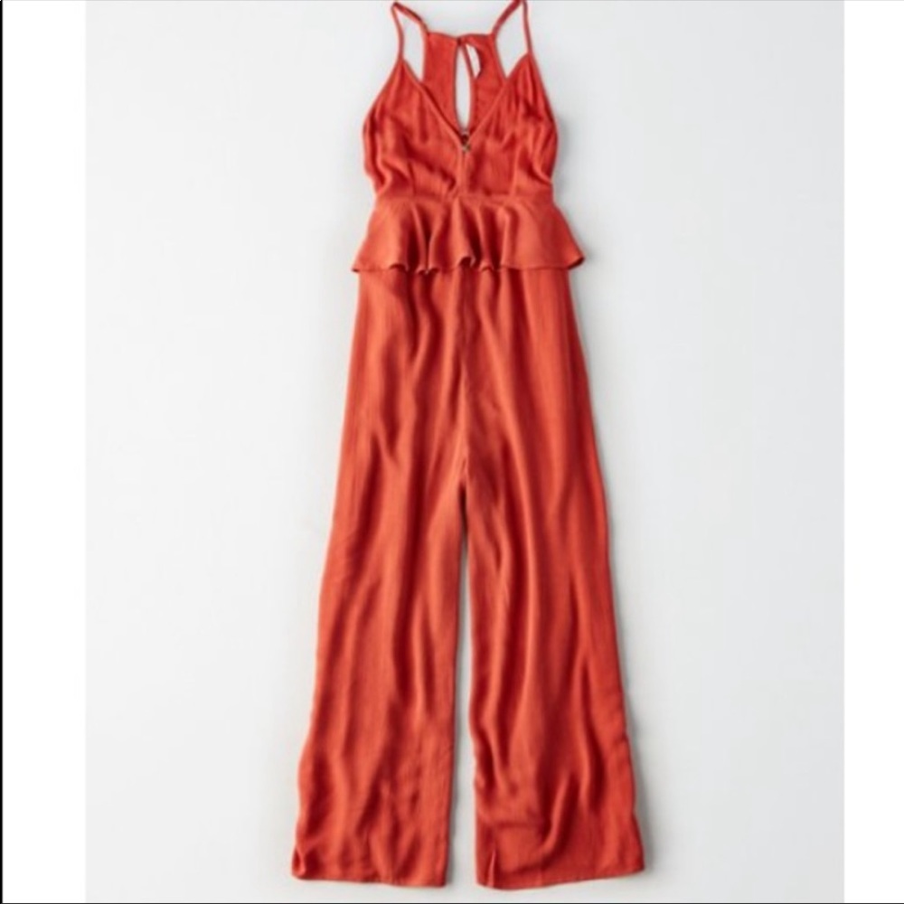 American Eagle Peplum Jumpsuit XL 14